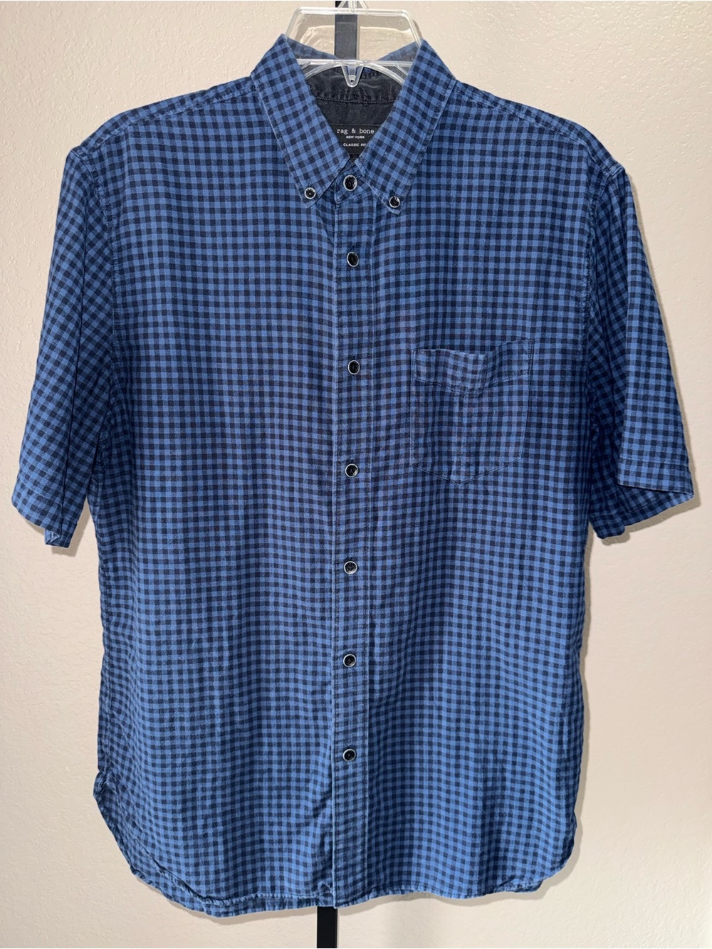 Rag & Bone Classic Fit Button Up Shirt size large